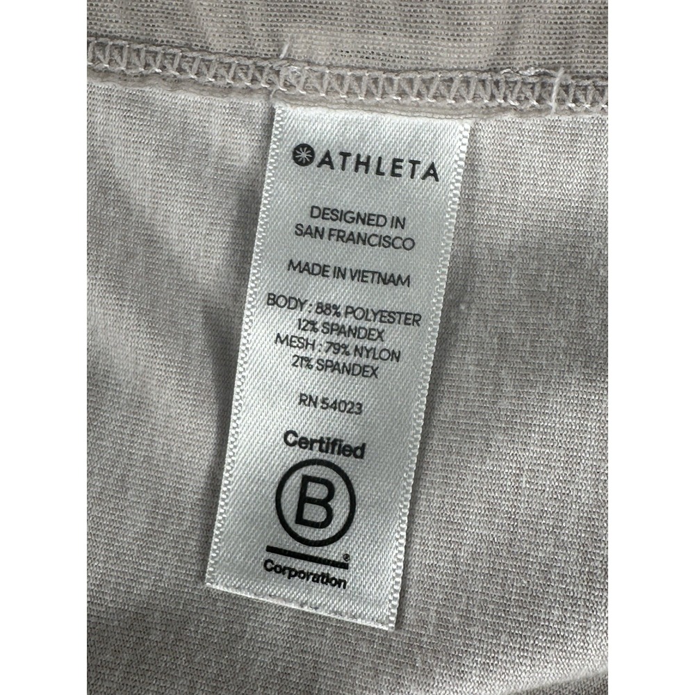 Athleta Uptempo Hoodie Soft ‎ Sweatshirt Thumb Holes Size Medium Gray - Picture 13 of 13